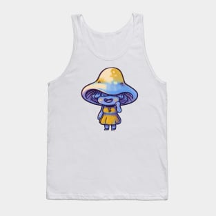 Fungus Friend - Elegant Blue Webcap Tank Top